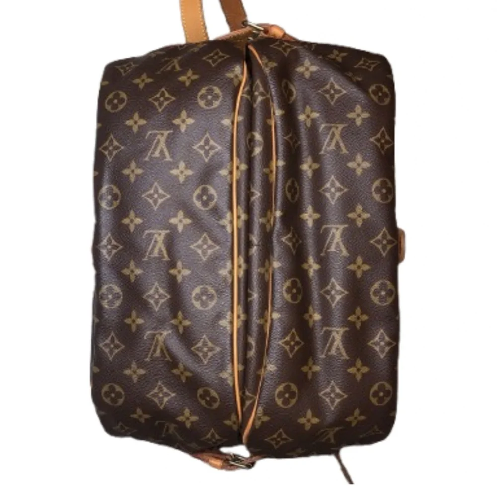Authentic LOUIS VUITTON Saumur 35 Monogram Double Sided Messenger Bag